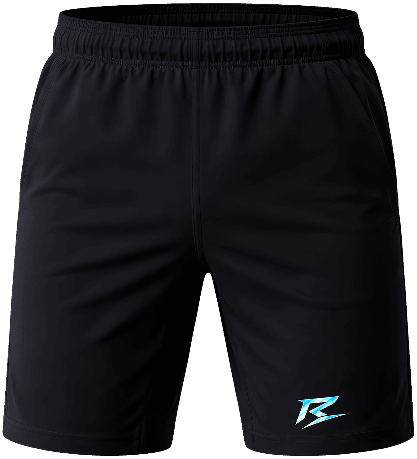 Performance Shorts - Black / Cyan